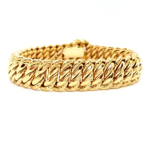 Bracelet Maille américaine Or jaune
