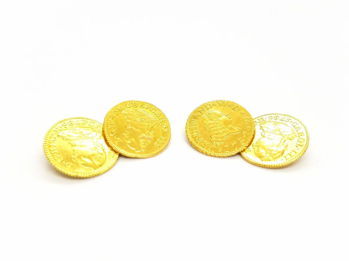 Boutons de manchette Or jaune
