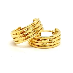 Boucles d'oreilles Créoles Or jaune