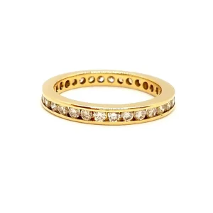 Bague Alliance Or jaune Diamant