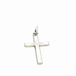 Pendentif Croix Or blanc