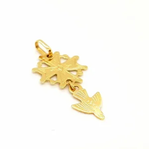 Pendentif Croix Or jaune