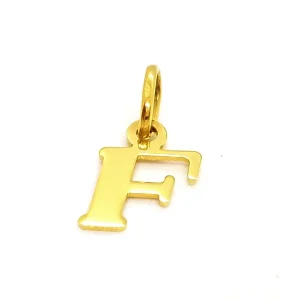 Pendentif Lettre Or jaune