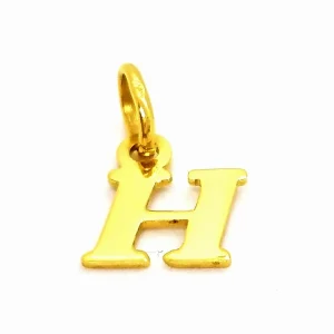 Pendentif Lettre Or jaune