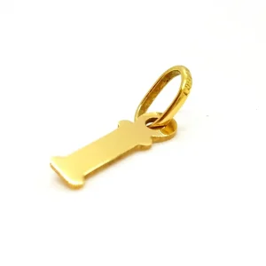Pendentif Lettre Or jaune