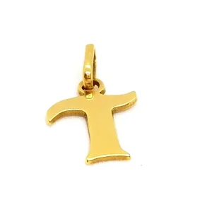 Pendentif Lettre Or jaune