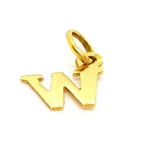 Pendentif Lettre Or jaune
