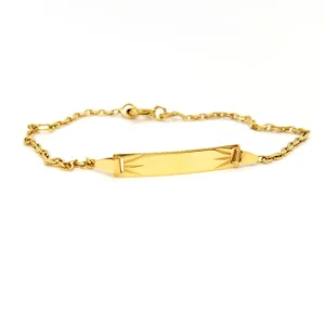 Bracelet Gourmette Or jaune