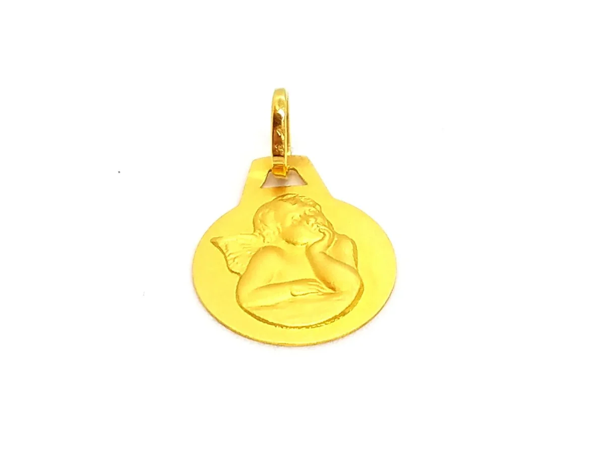 Pendentif Ange Or jaune – Image 2