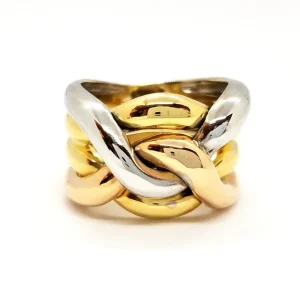 Bague Or rose, Or blanc, Or jaune