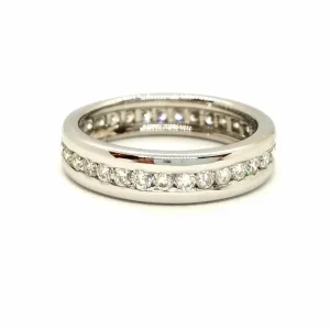 Bague Alliance Or blanc Diamant