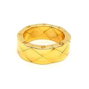 Chanel Bague Matelassé Or jaune