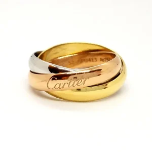 Cartier Bague Trinity Or rose, Or jaune, Or blanc