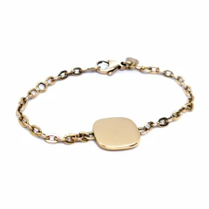 Arthus bertrand Bracelet Gourmette Or jaune