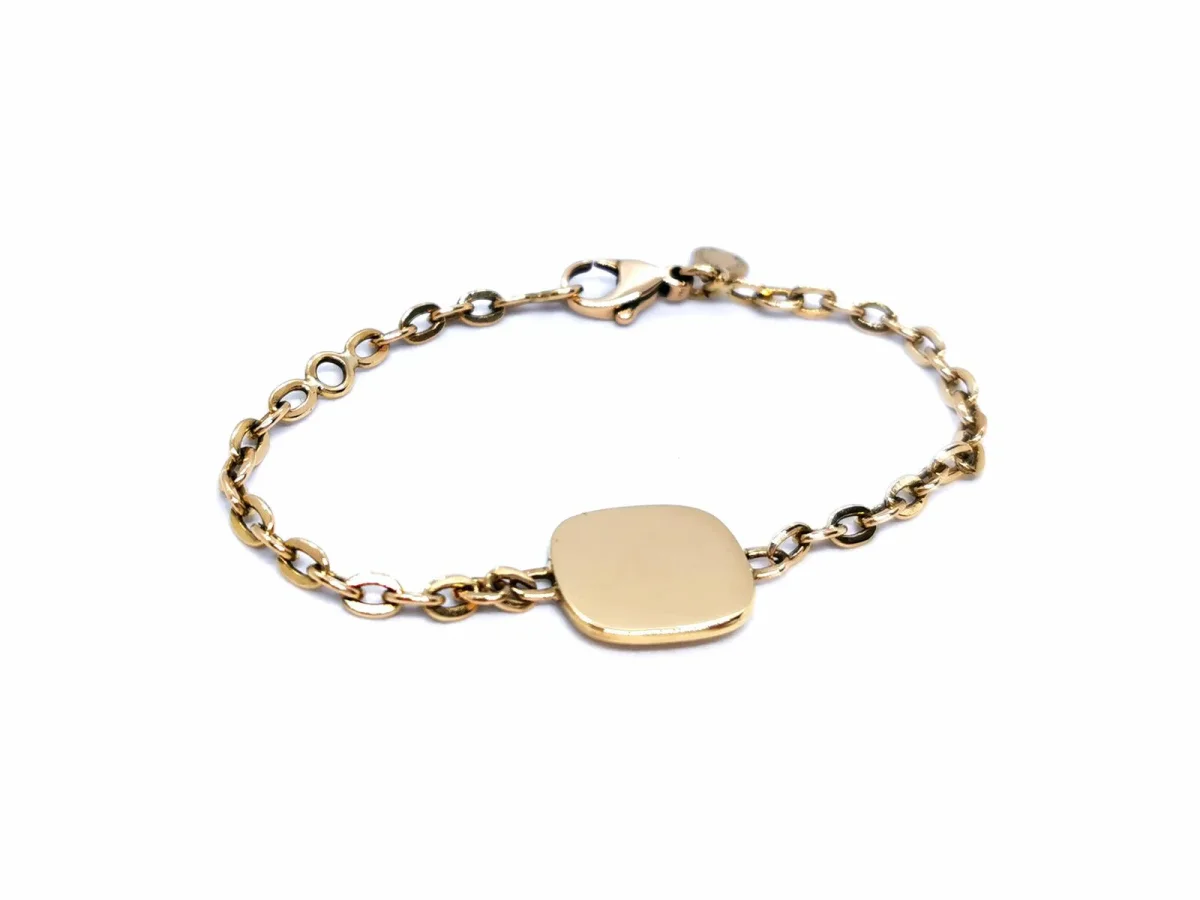 Arthus bertrand Bracelet Gourmette Or jaune – Image 2