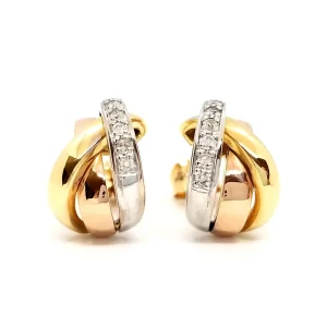 Guy laroche Boucles d'oreilles  Or jaune, Or rose, Or blanc Diamant