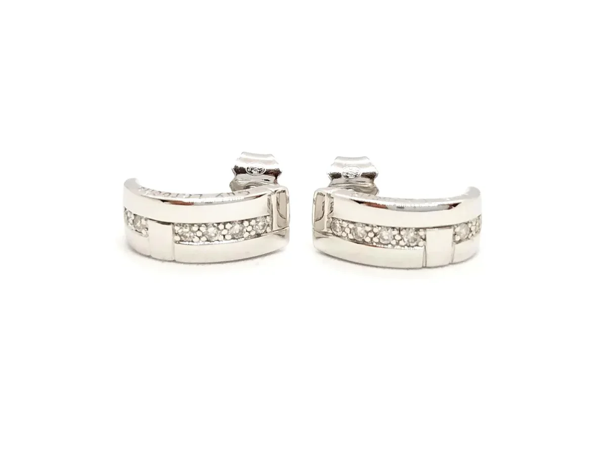 Guy laroche Boucles d'oreilles Or blanc Diamant