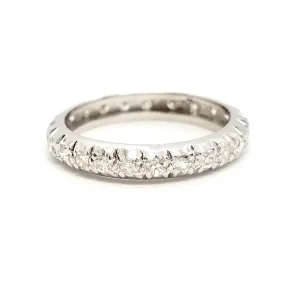 Bague Alliance Platine Diamant