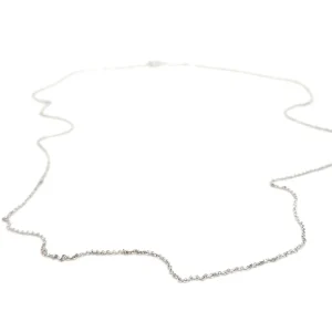 Collier Chaînette Or blanc