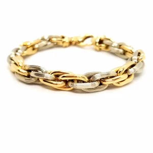 Bracelet Or jaune, Or blanc