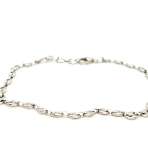 Bracelet Grain de café Or blanc