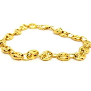 Bracelet Grain de café Or jaune