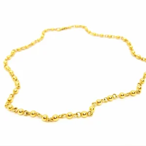 Collier Boule Or jaune