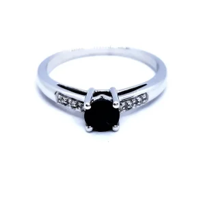 Mauboussin Bague Grand mot d'amour Or blanc Saphir, Diamant