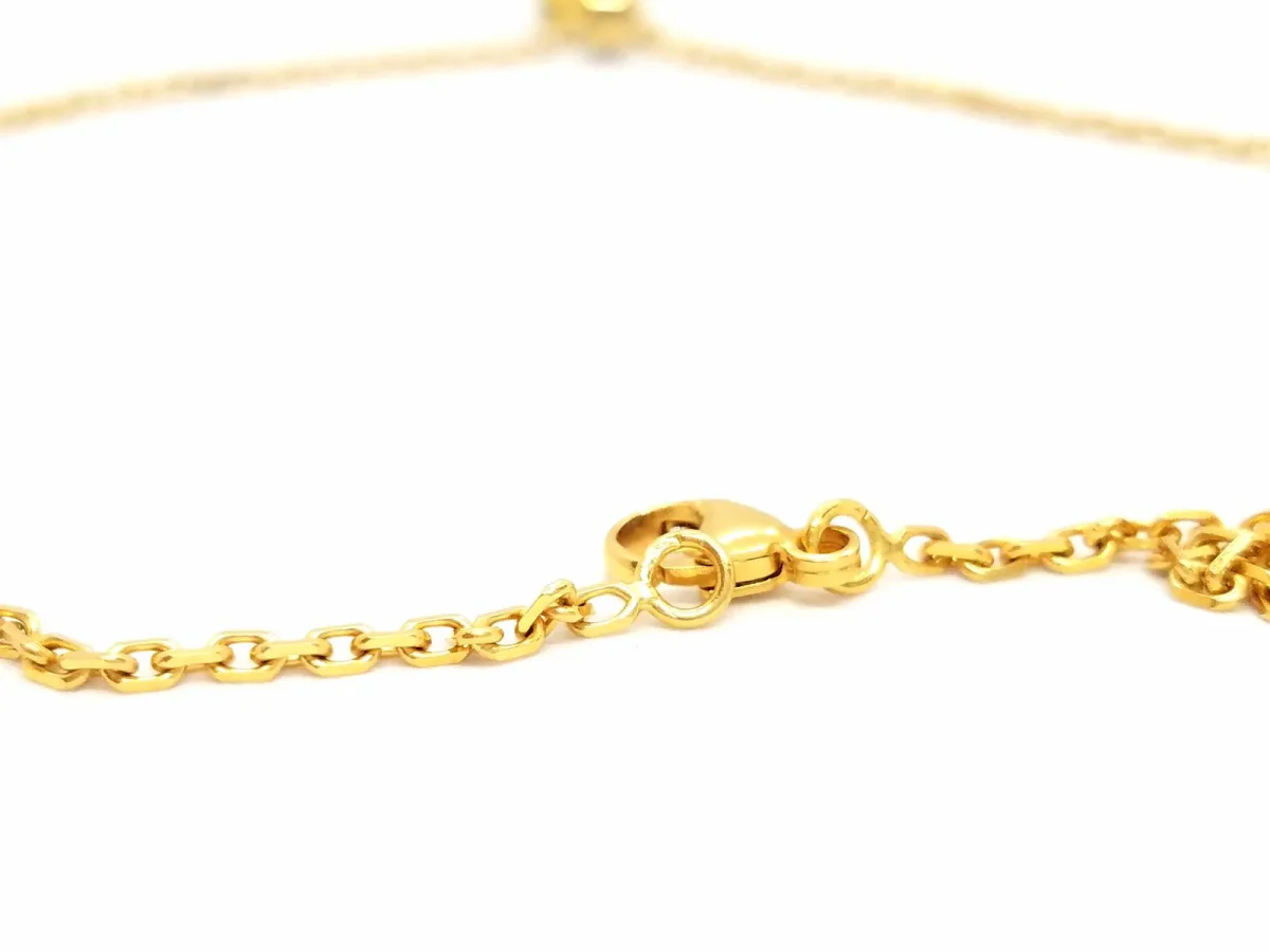 Collier Chaîne + pendentif Or jaune Diamant – Image 9