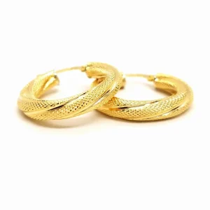 Boucles d'oreilles Créoles Or jaune