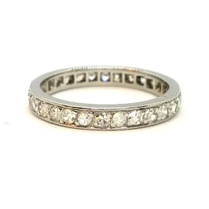 Bague Alliance Platine Diamant