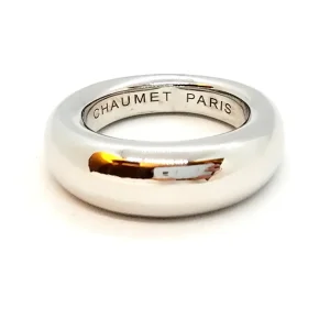 Chaumet Bague Jonc  Or blanc