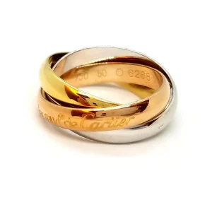 Cartier Bague Trinity Or rose, Or blanc, Or jaune