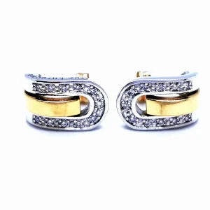 Guy laroche Boucles d'oreilles Or blanc, Or jaune Diamant