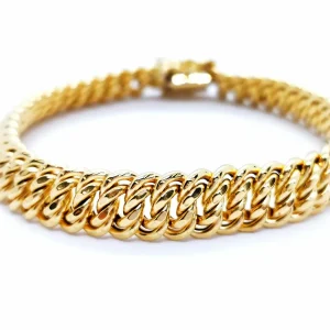 Bracelet Maille américaine Or jaune