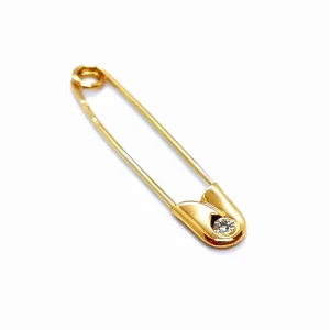 Accessoire Epingle à nourrice Or jaune Diamant