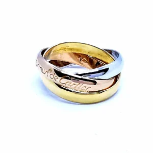 Cartier Bague Trinity Or rose, Or jaune, Or blanc