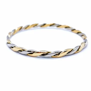 Bracelet Or jaune, Or blanc