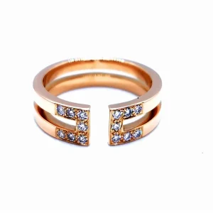 Bague Or rose Diamant