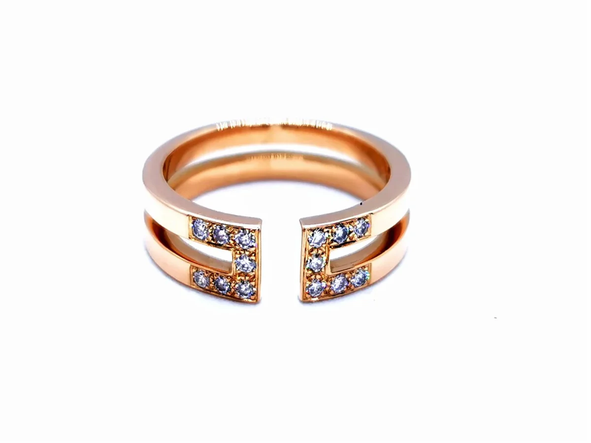 Bague Or rose Diamant