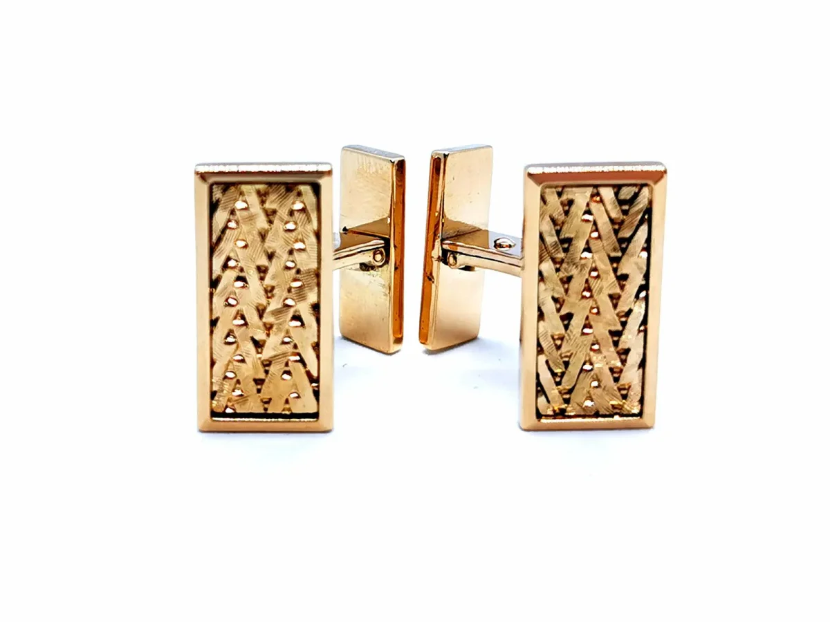 Boutons de manchette Or jaune – Image 4