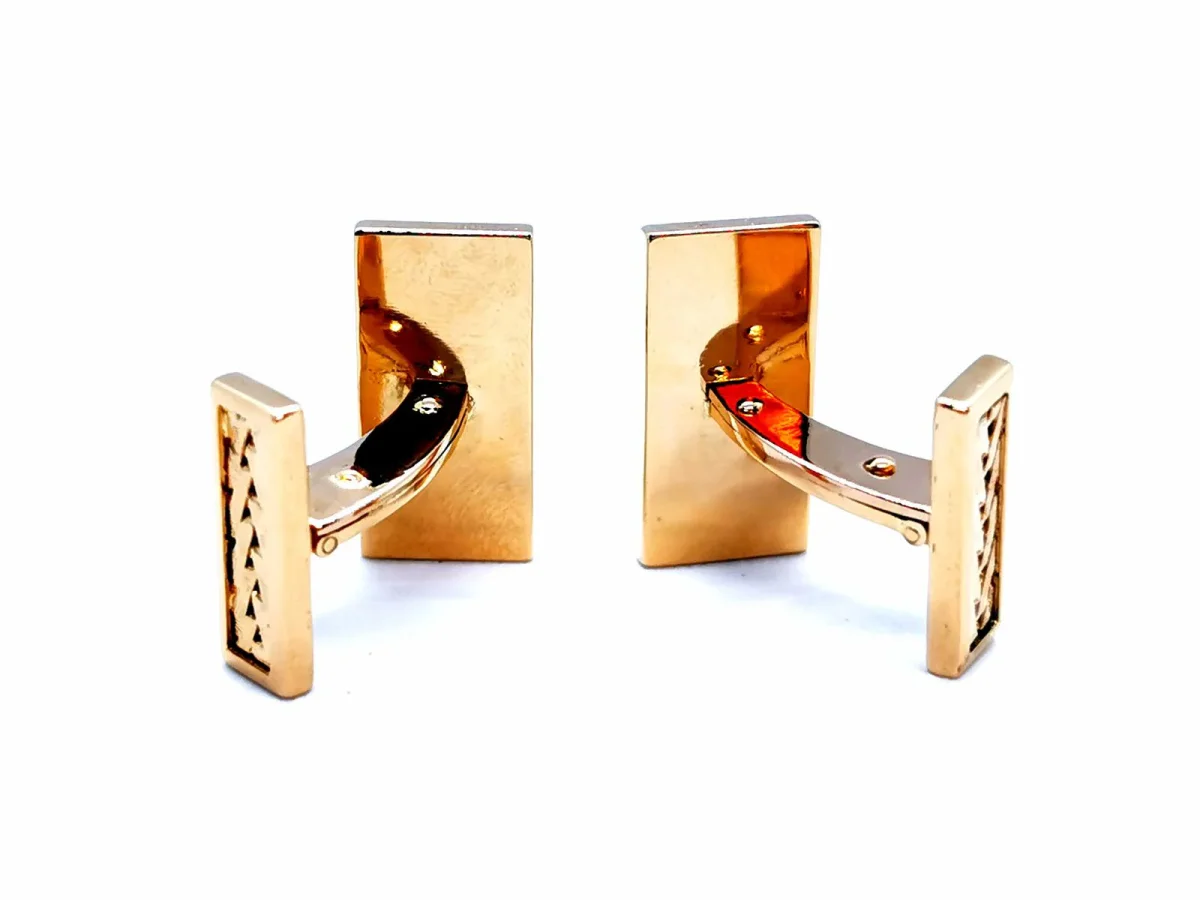 Boutons de manchette Or jaune – Image 5
