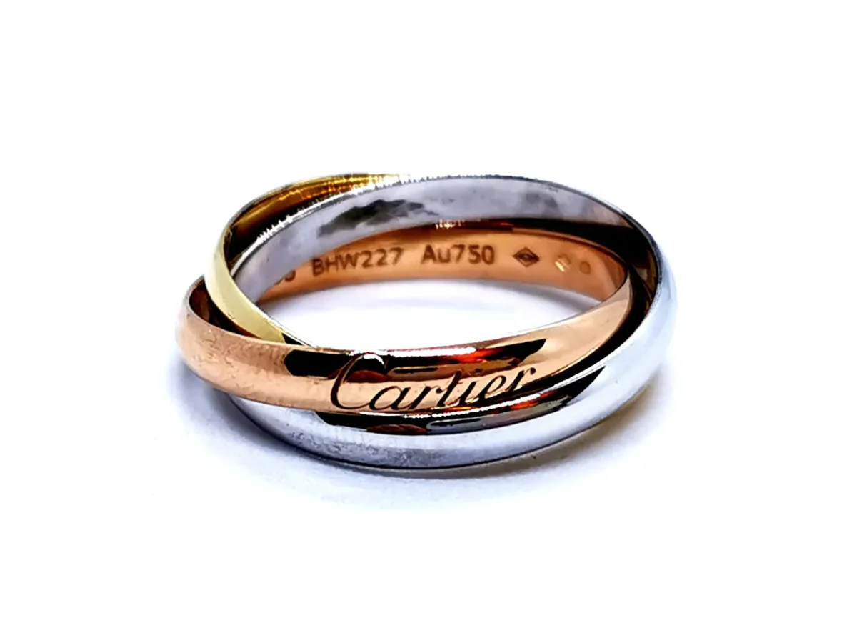 Cartier Bague Trinity Or rose, Or jaune, Or blanc – Image 2