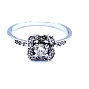 Mauboussin Bague Solitaire Chance super one Or blanc Diamant