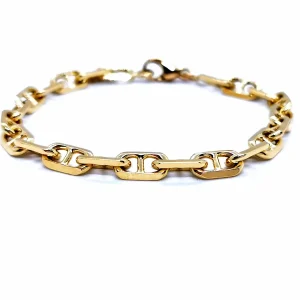 Bracelet Maille marine Or jaune