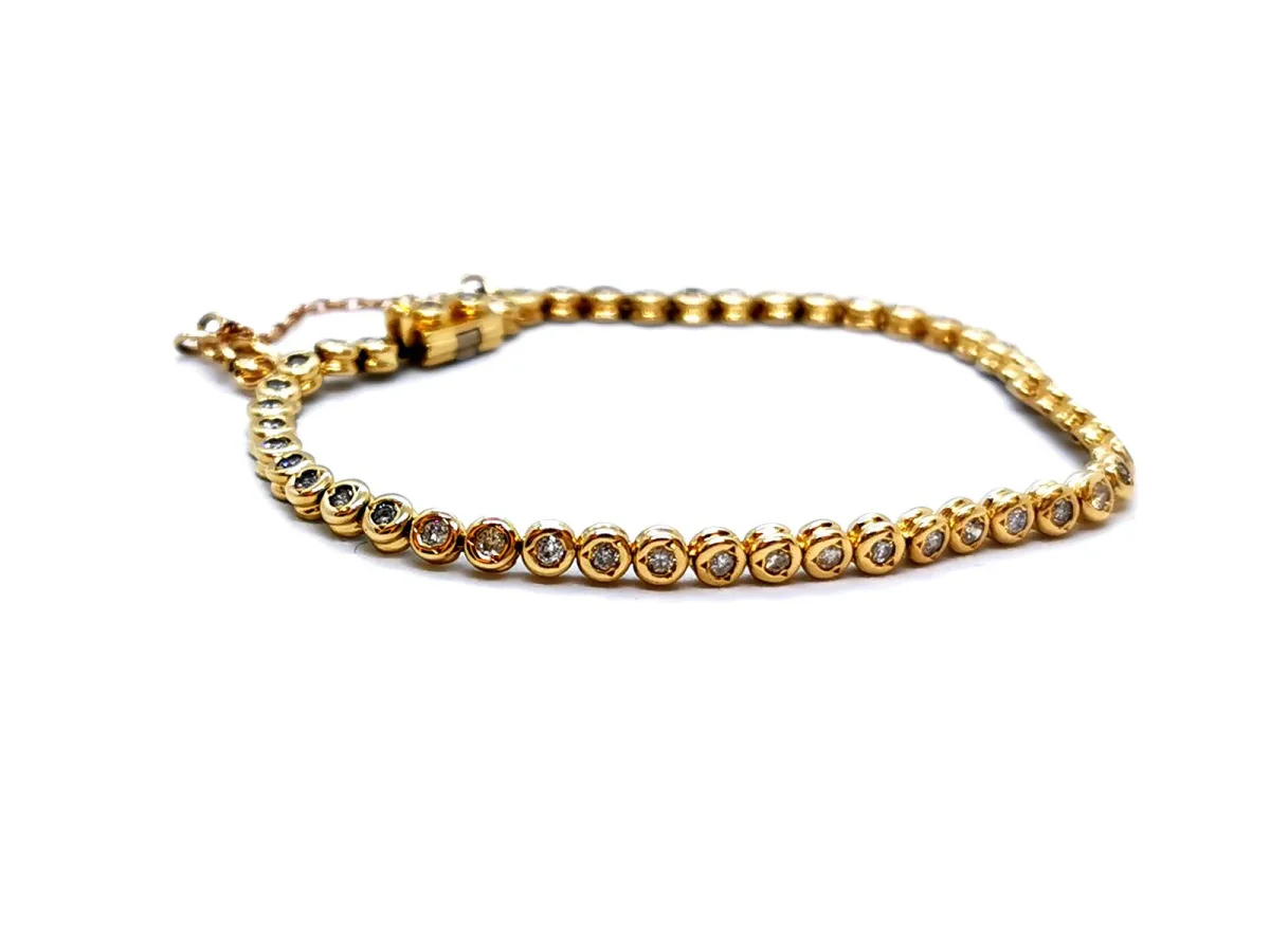 Bracelet Or jaune Diamant – Image 2