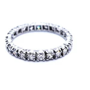 Bague Alliance Or blanc Diamant