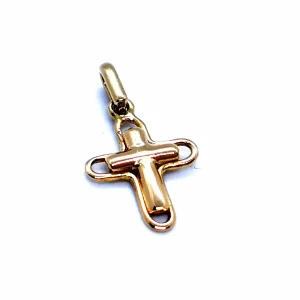 Pendentif Croix Or jaune
