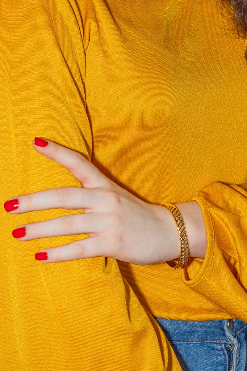 Bracelet Jonc Or jaune – Image 3