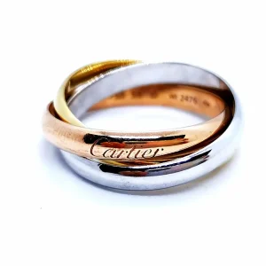 Cartier Bague Trinity Or rose, Or jaune, Or blanc